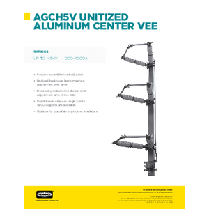 AGCH5VU - Unitized Aluminum Center Vee Switches (SF10241E)
